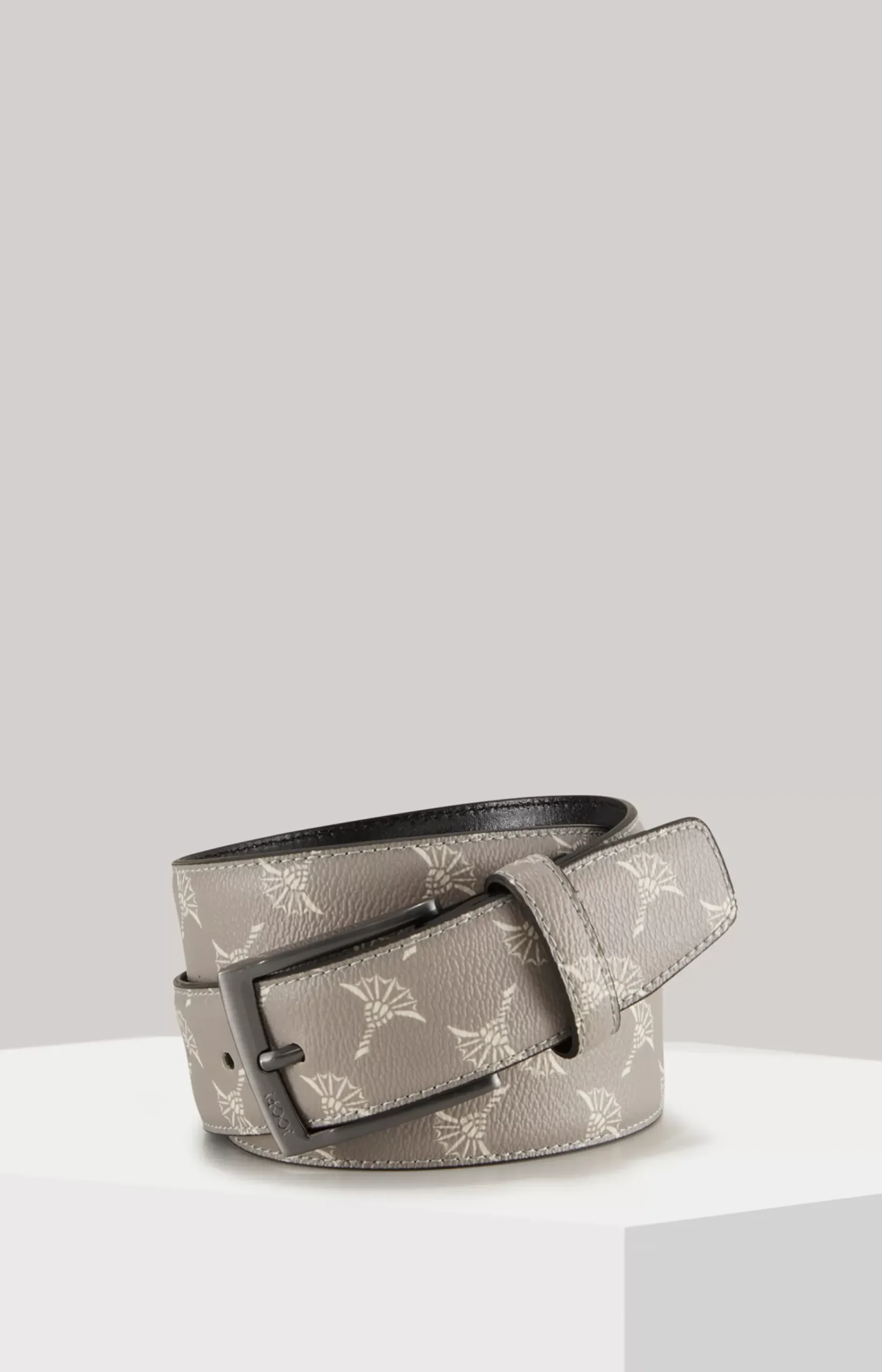 Cornflower Belt in a Grey Pattern