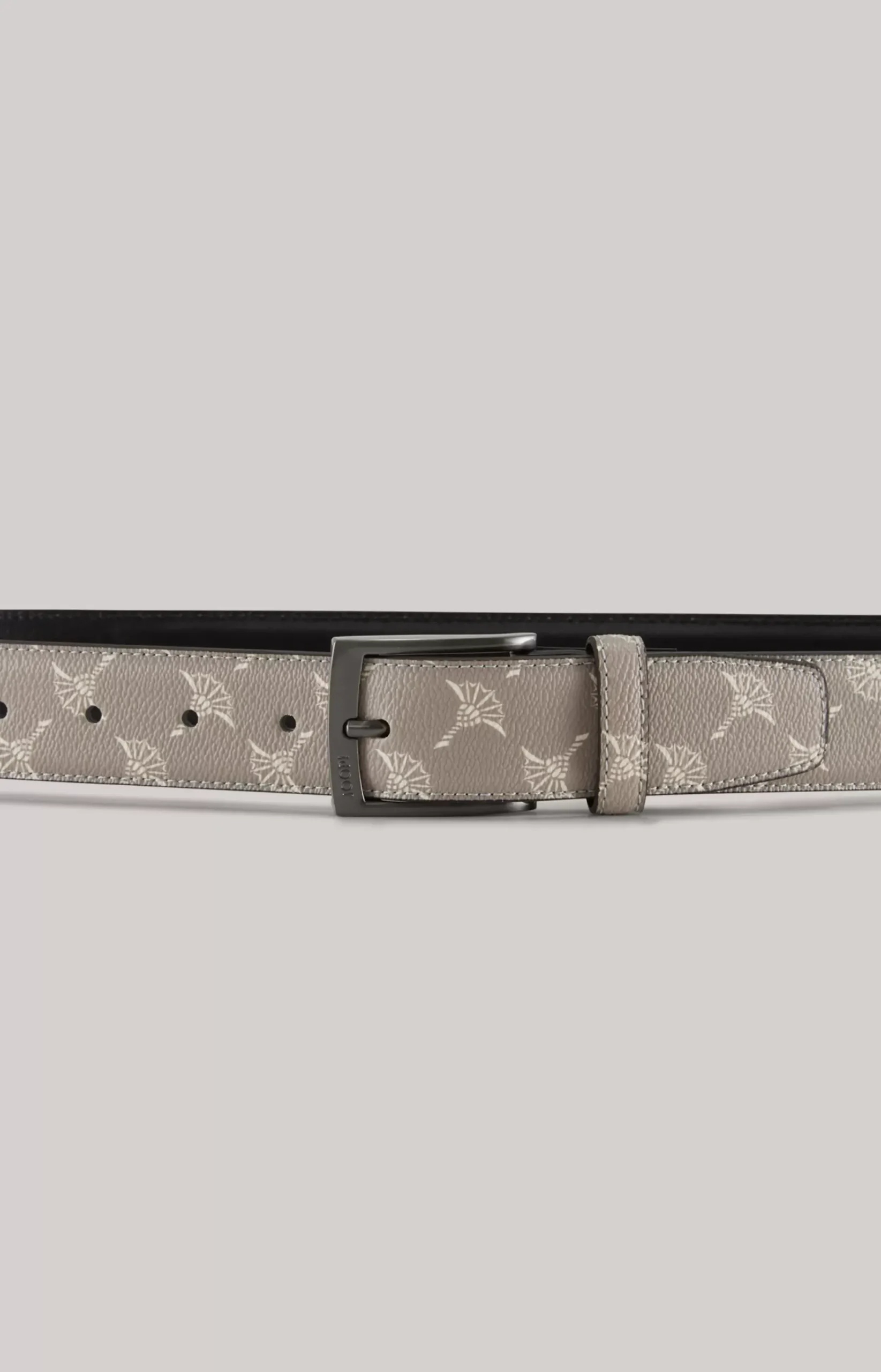 Cornflower Belt in a Grey Pattern