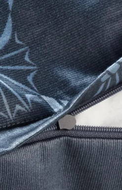 Cornflower gradient bedlinen, graphite