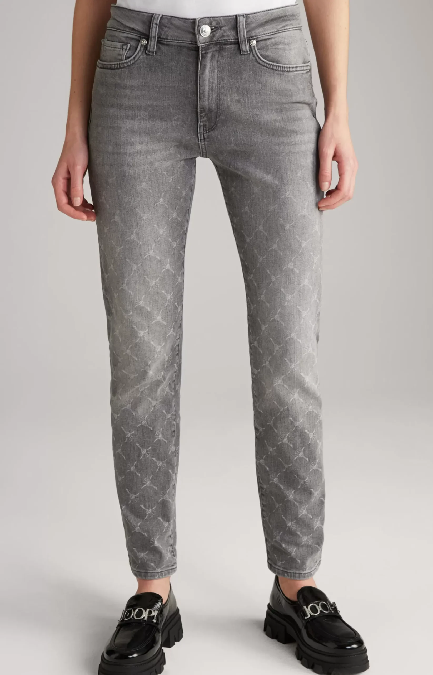 Cornflower Jeans in a Light Grey Washed Finish