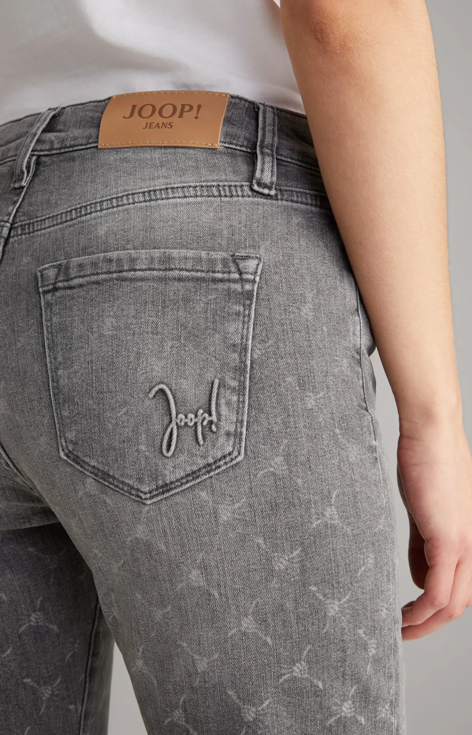 Cornflower Jeans in a Light Grey Washed Finish