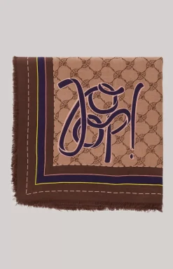 Cornflower Scarf in Beige