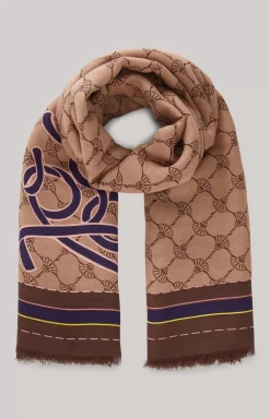 Cornflower Scarf in Beige