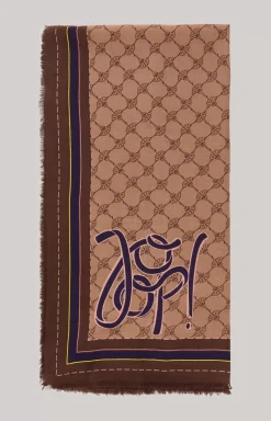 Cornflower Scarf in Beige