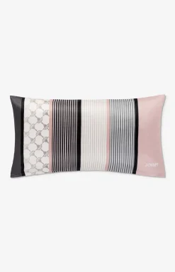 Cornflower stripes bedlinen, deep rose