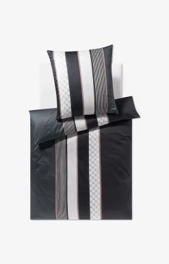 Cornflower stripes bedlinen, deep stone
