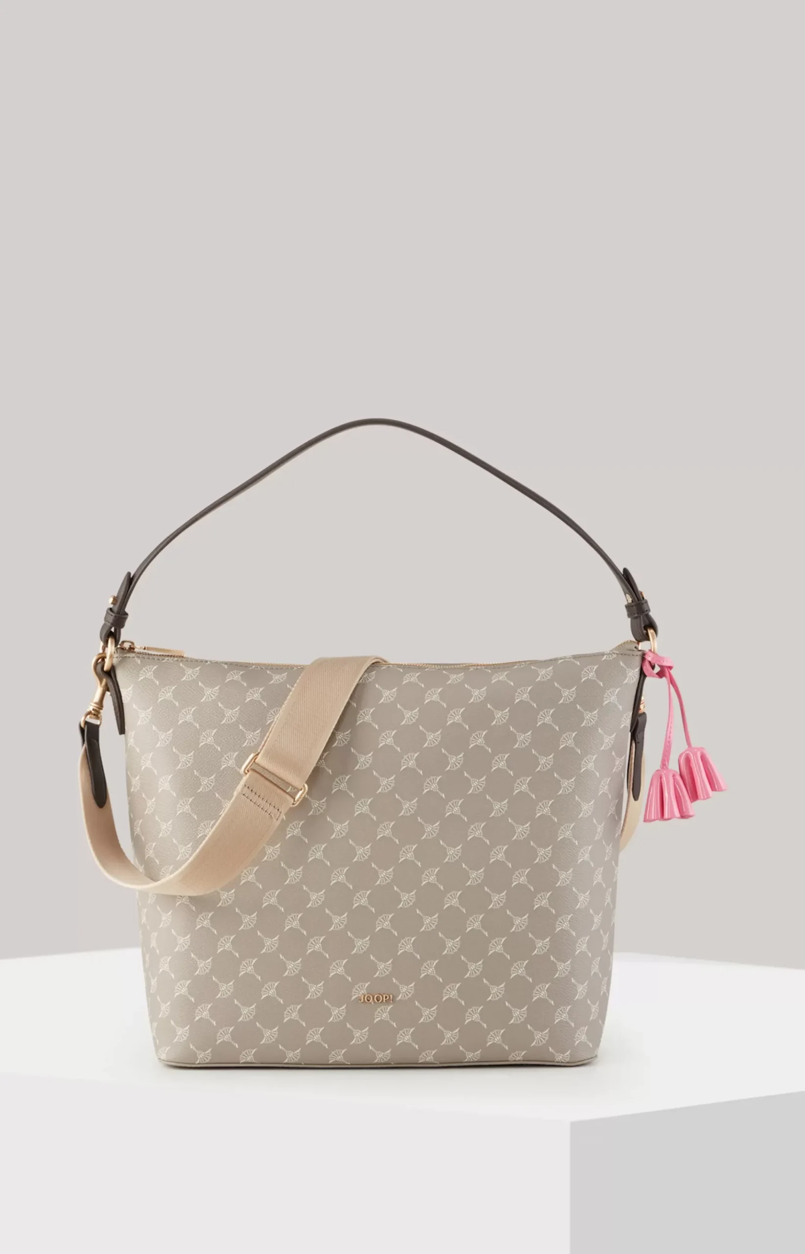Cortina Aurora Hobo Bag in Greige