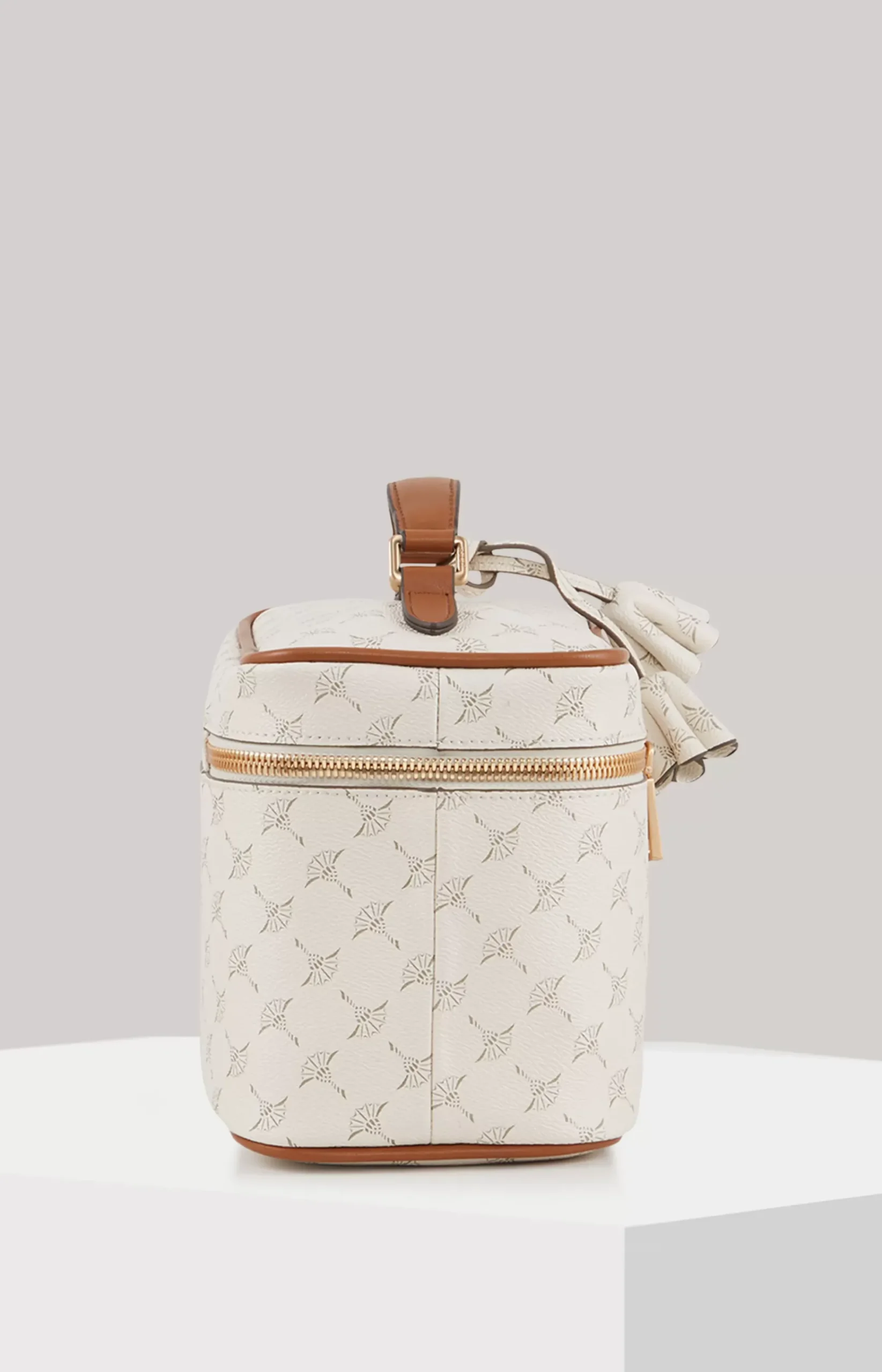 Cortina Flora Beauty Case in Off-white