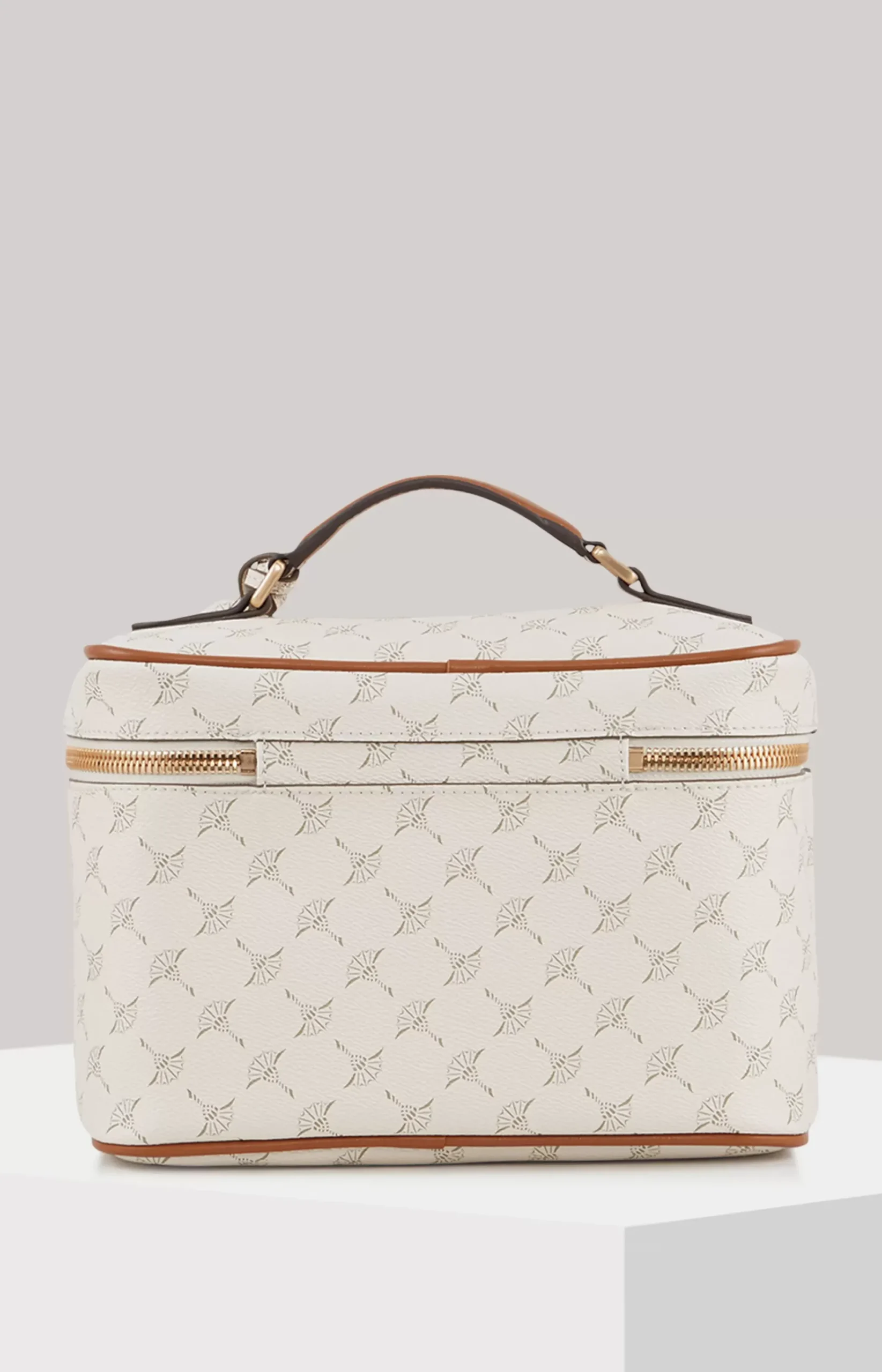 Cortina Flora Beauty Case in Off-white