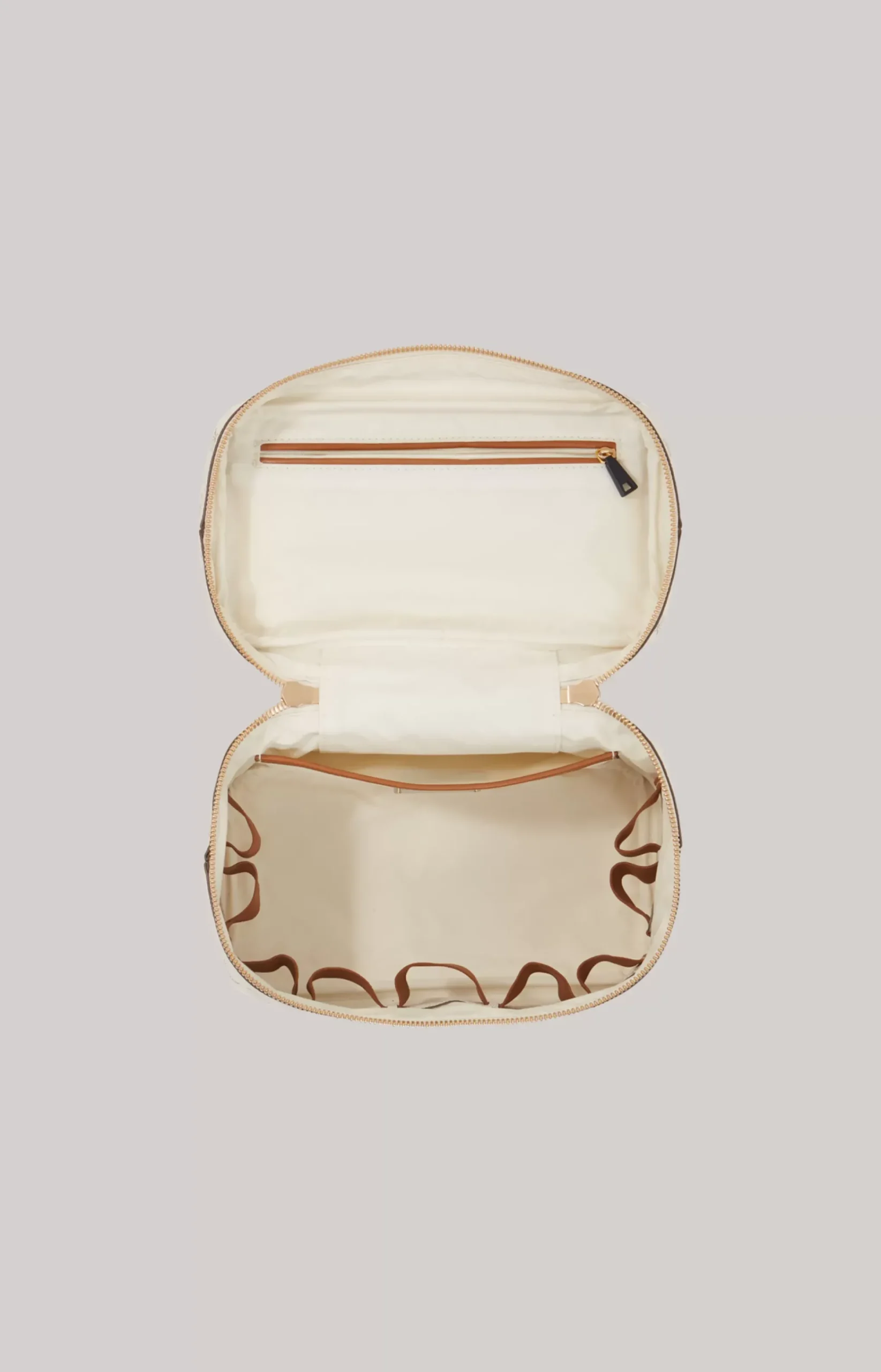 Cortina Flora Beauty Case in Off-white