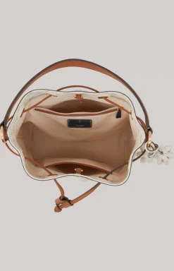 Cortina Franziska Bucket Bag in Off-white