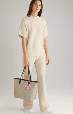 Cortina Lara Midi Shopper in Greige