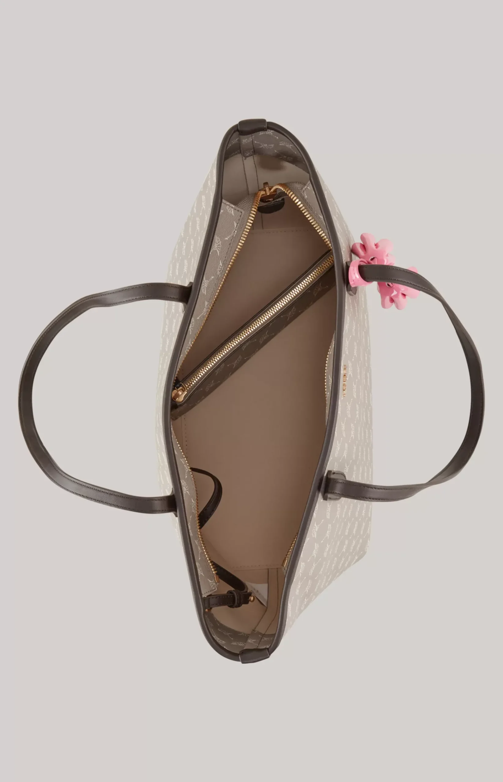 Cortina Lara Midi Shopper in Greige