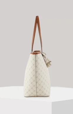 Cortina Lara Midi Shopper in Off-white