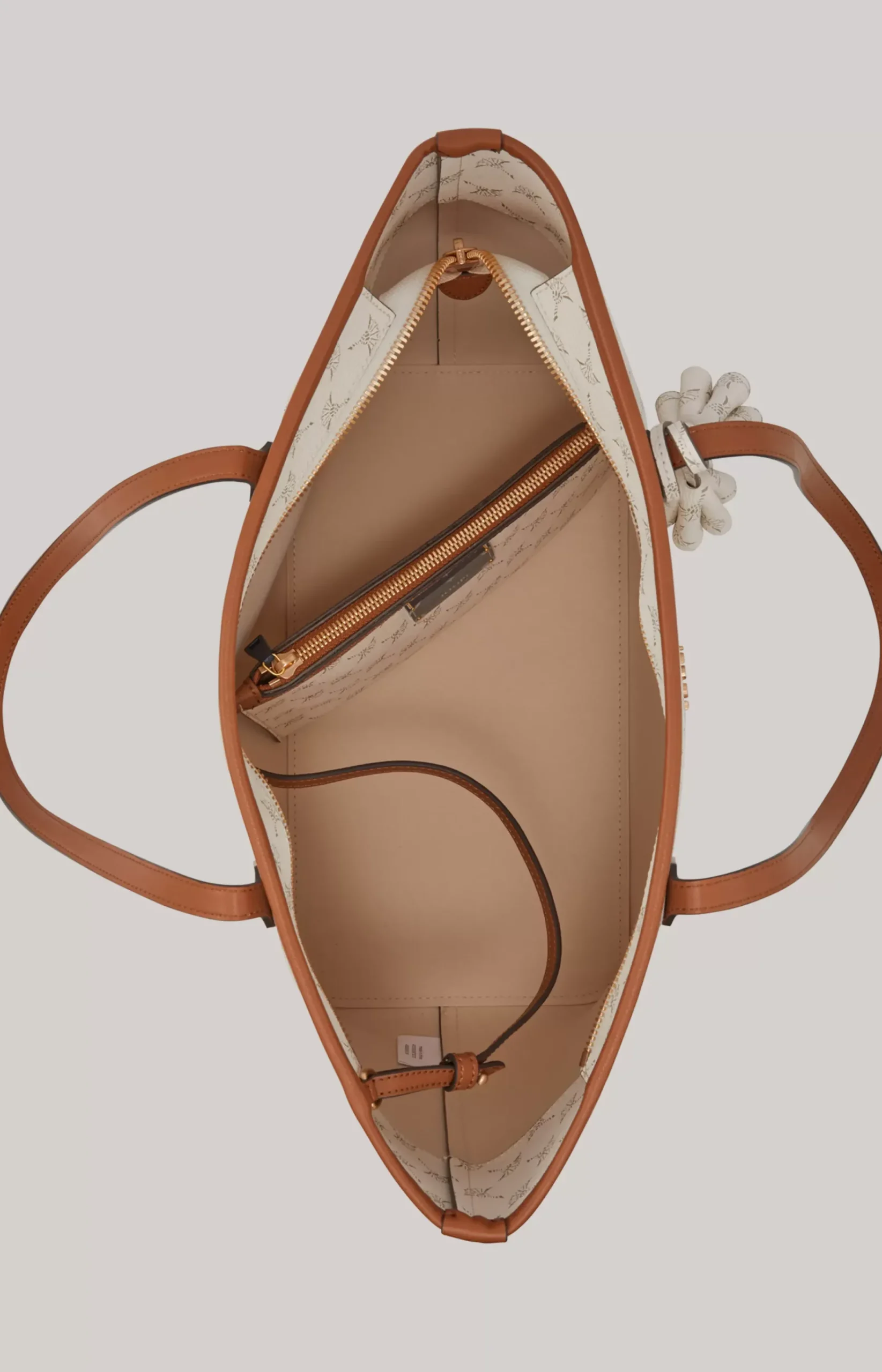 Cortina Lara Midi Shopper in Off-white