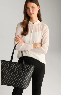 Cortina Lara Midi Shopper in Black