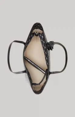 Cortina Lara Midi Shopper in Black