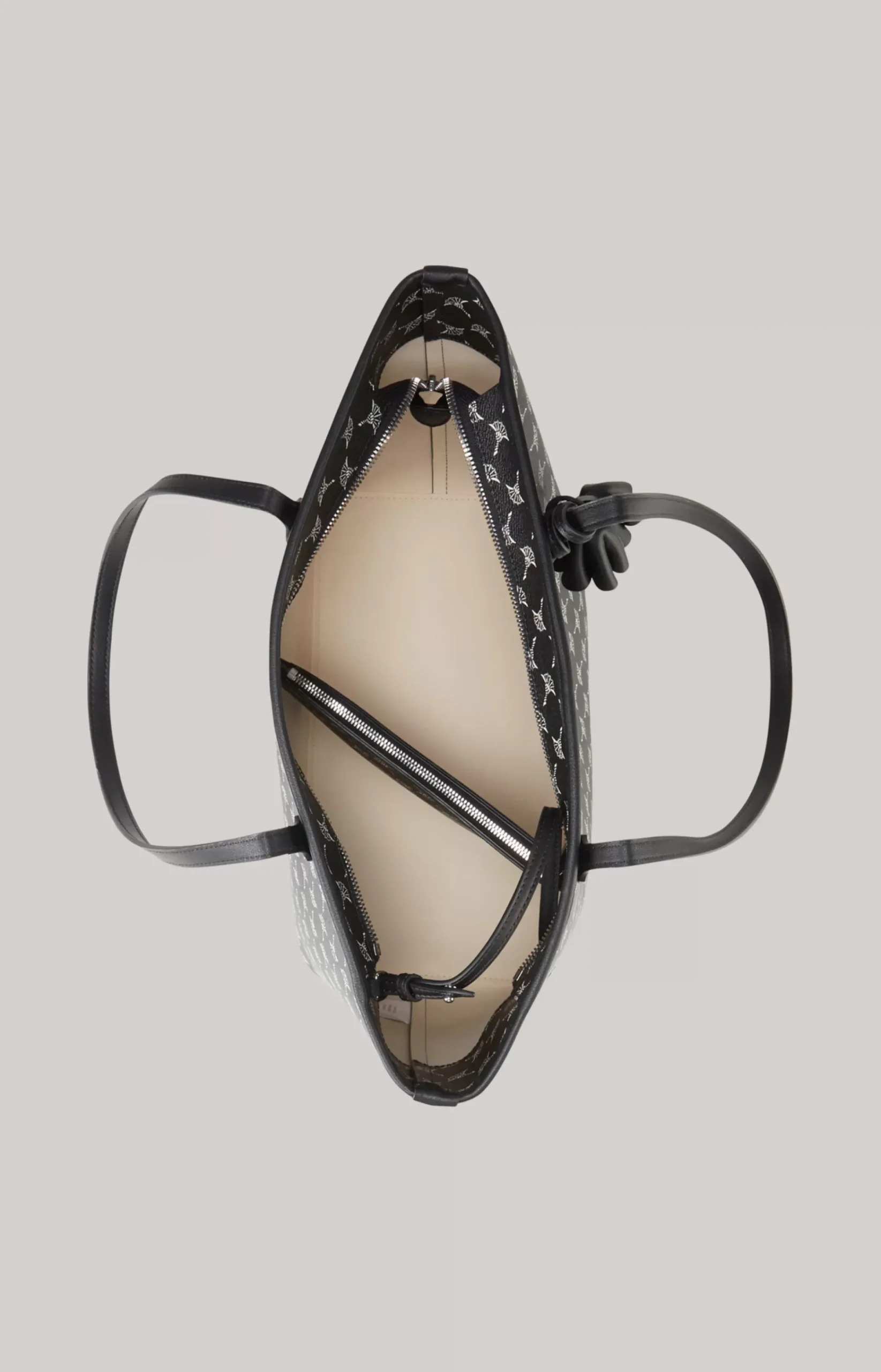 Cortina Lara Midi Shopper in Black