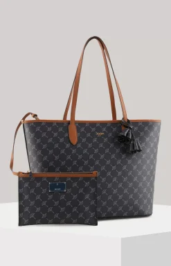 Cortina Lara Midi Shopper in Dark Blue