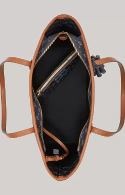 Cortina Lara Midi Shopper in Dark Blue