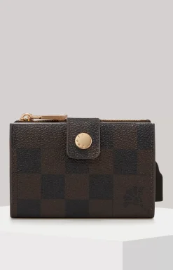 Cortina Piazza C-Four Card Case in Dark Brown
