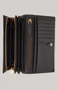 Cortina Piazza Europa Wallet in Dark Brown