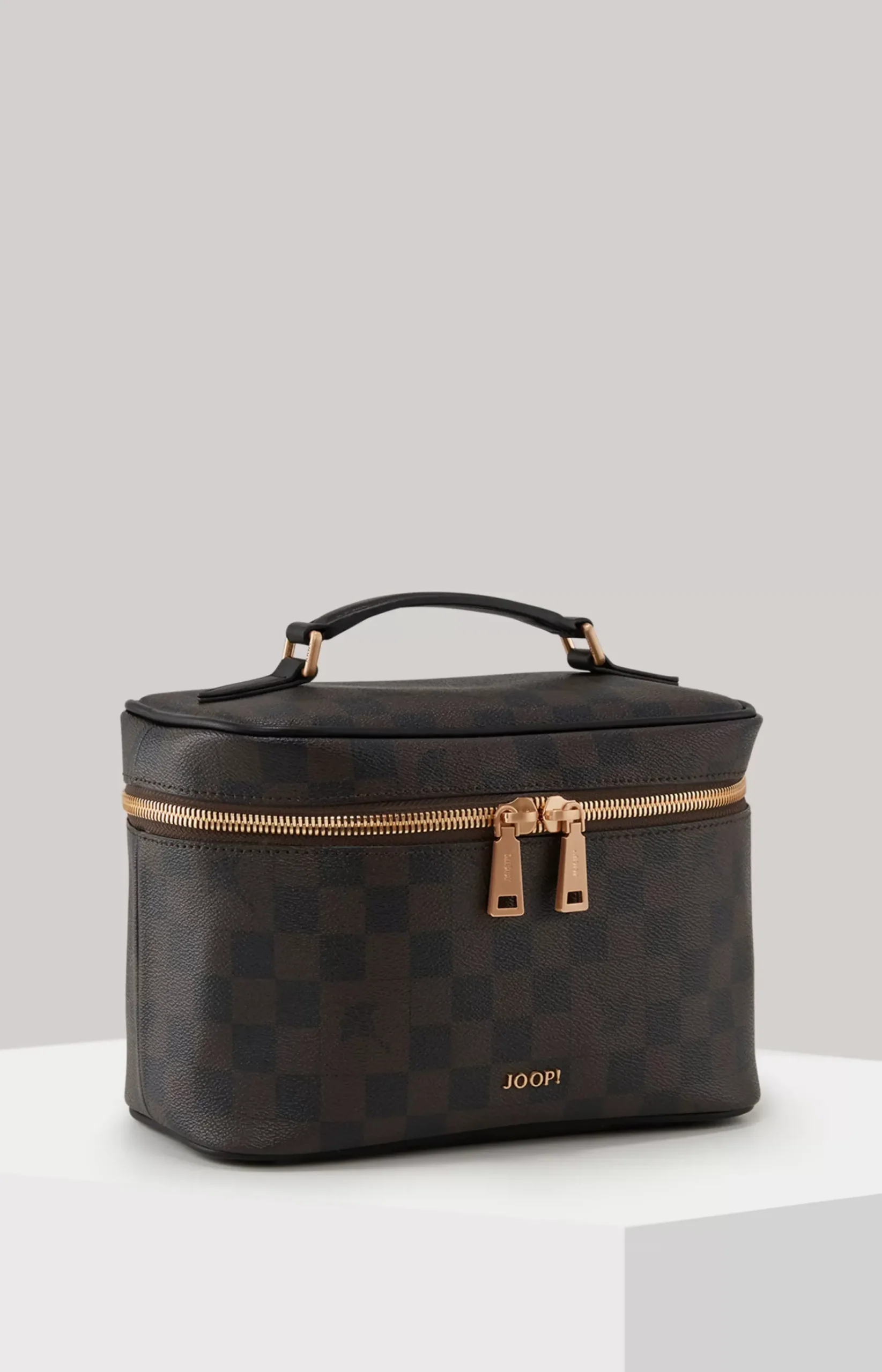 Cortina Piazza Flora Beauty Case in Brown