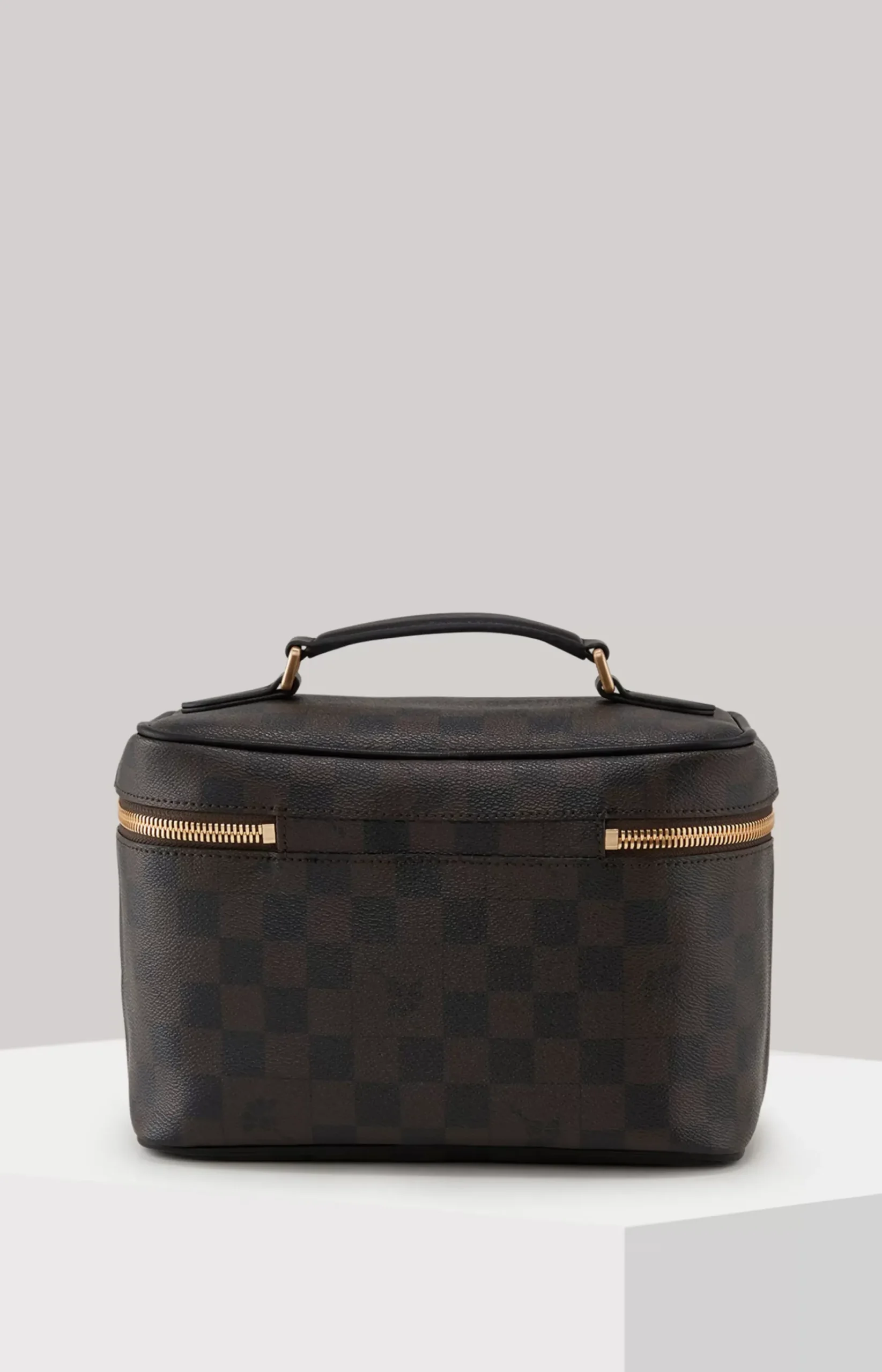 Cortina Piazza Flora Beauty Case in Brown