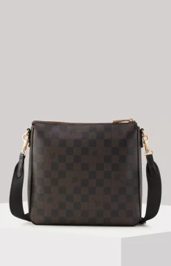 Cortina Piazza Jasmina Shoulder Bag in Brown/Black