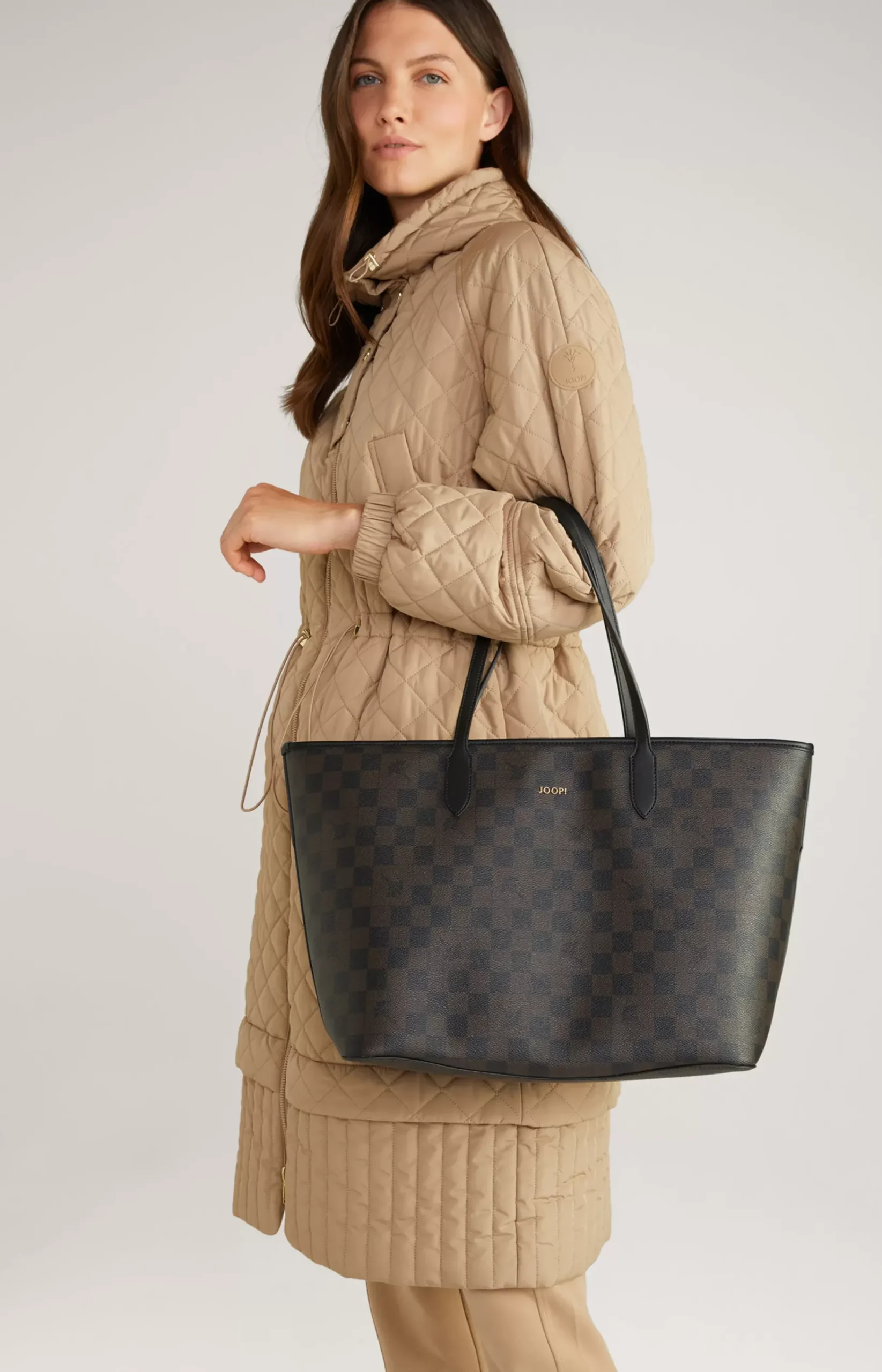 Cortina Piazza Lara shopper in Brown
