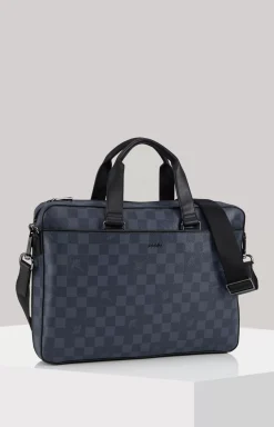Cortina Piazza Pandion business bag in Dark Blue