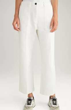 Cotton Jeans in Off-white
