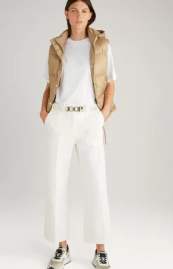 Cotton Jeans in Off-white