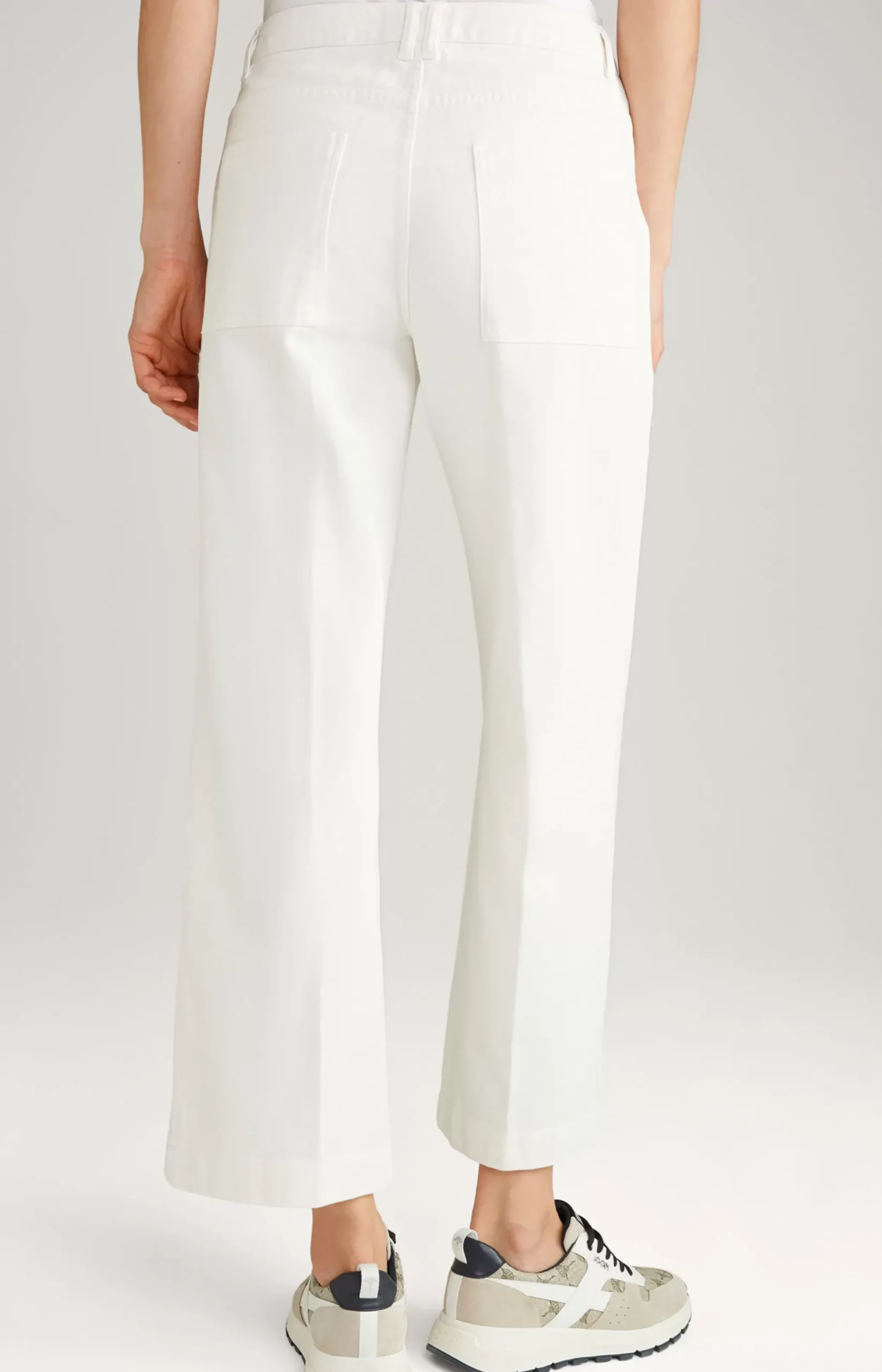 Cotton Jeans in Off-white