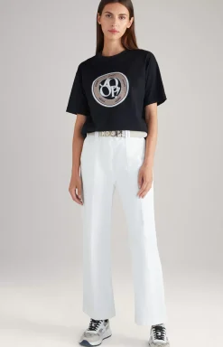 Cotton T-Shirt in Black
