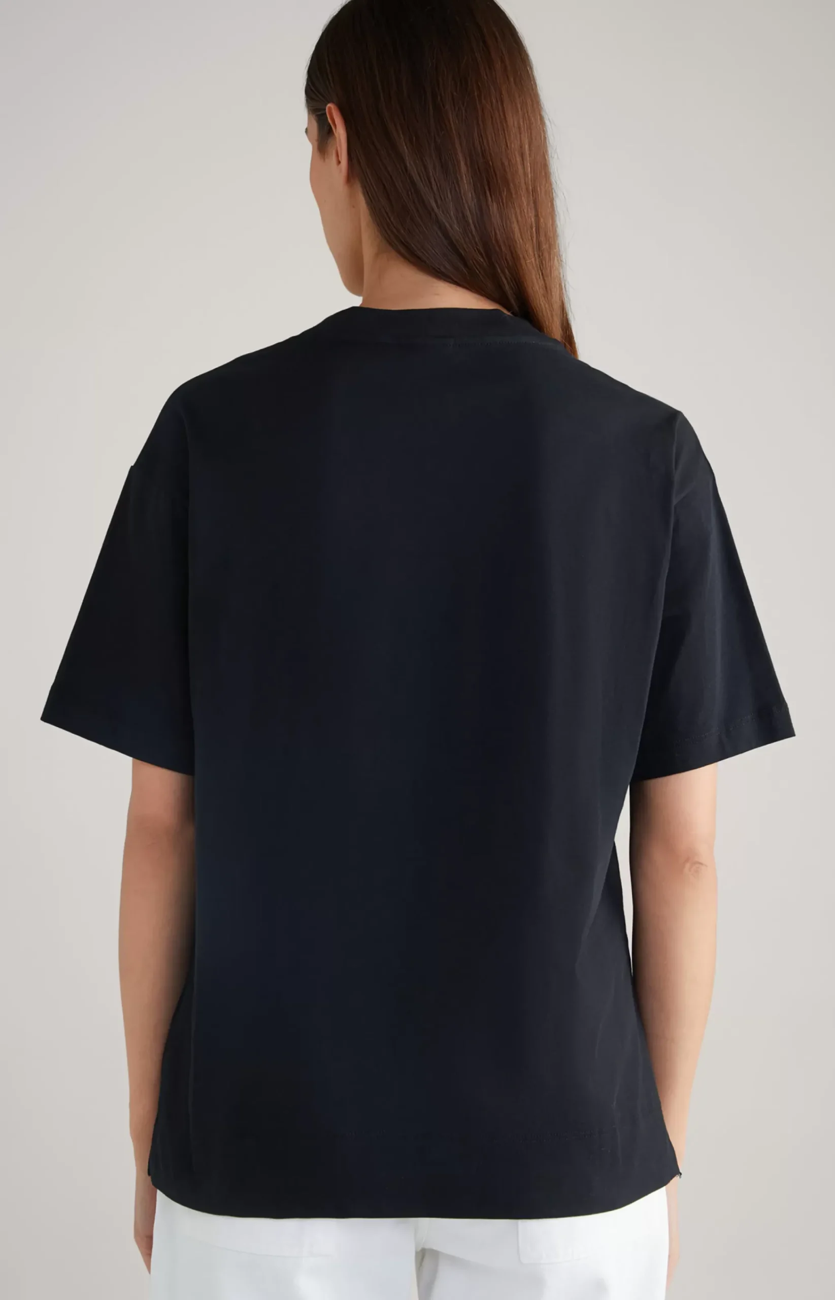 Cotton T-Shirt in Black