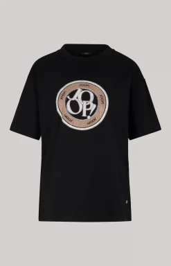 Cotton T-Shirt in Black