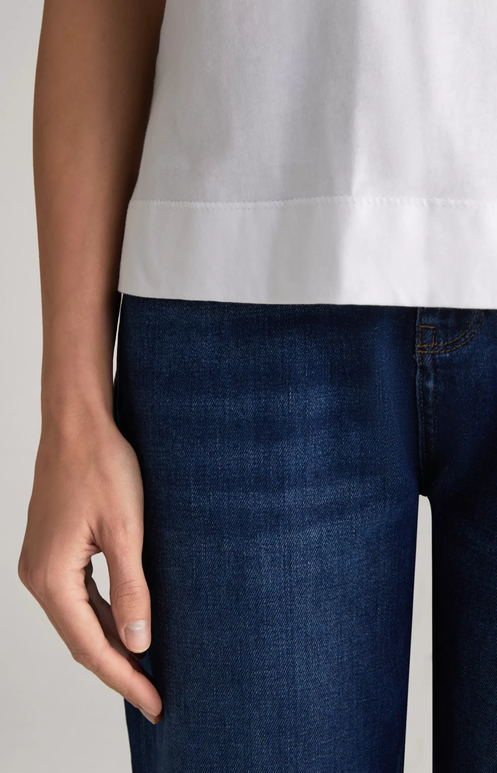 Cotton T-Shirt in White