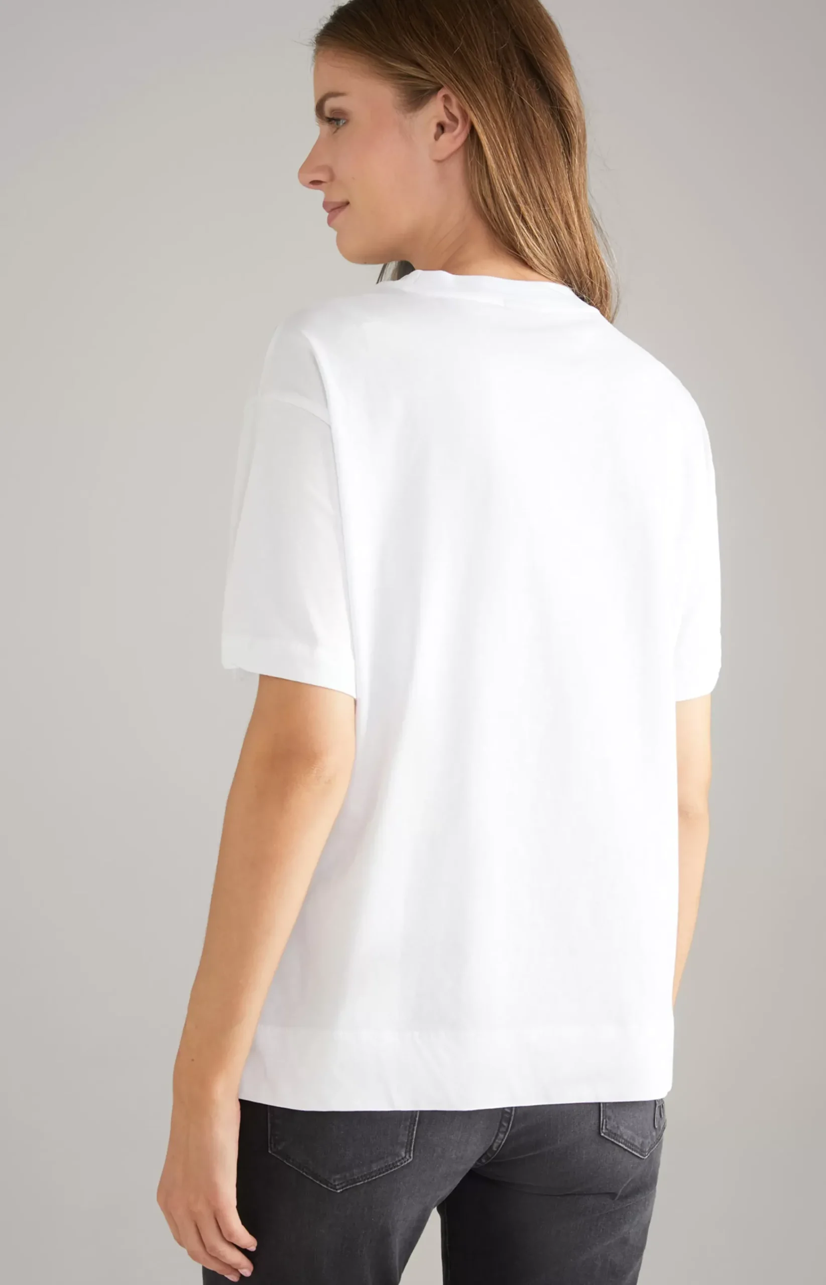 Cotton T-Shirt in White