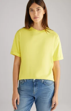 Cotton T-Shirt in Yellow