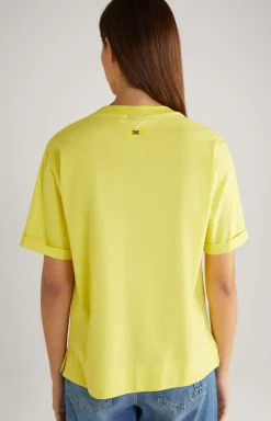 Cotton T-Shirt in Yellow