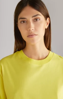 Cotton T-Shirt in Yellow