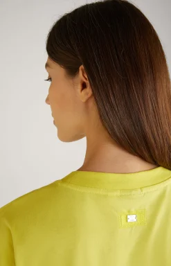 Cotton T-Shirt in Yellow
