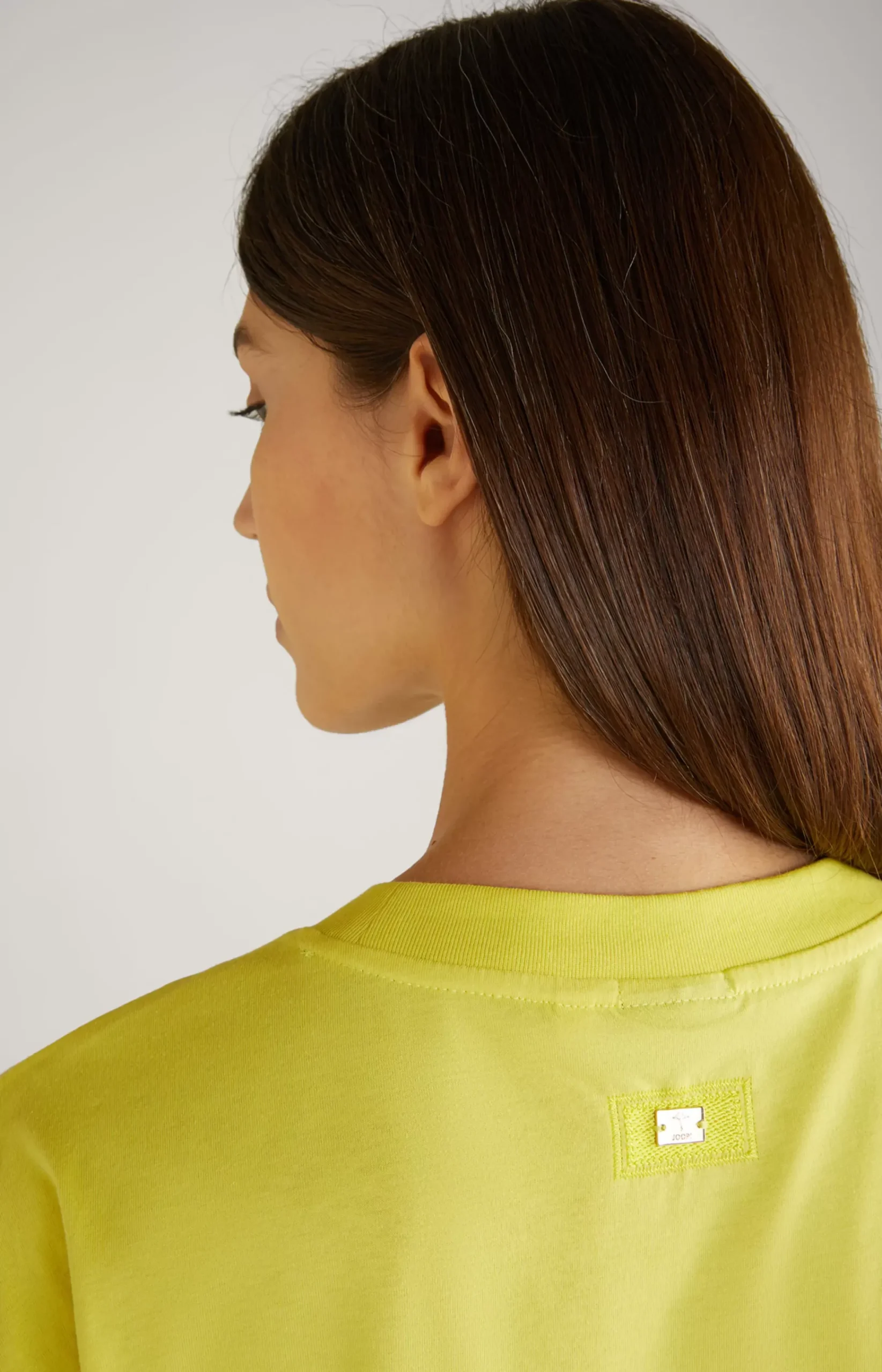 Cotton T-Shirt in Yellow