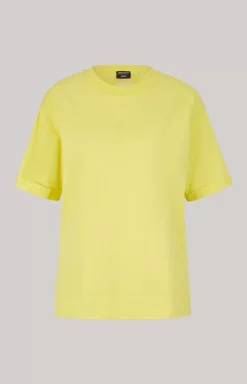 Cotton T-Shirt in Yellow