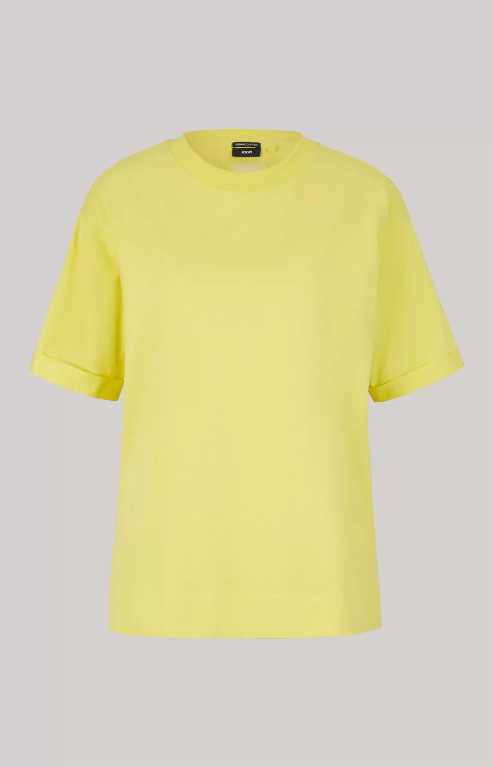 Cotton T-Shirt in Yellow
