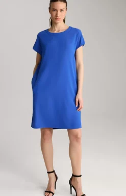Crêpe Dress in Blue
