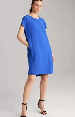 Crêpe Dress in Blue