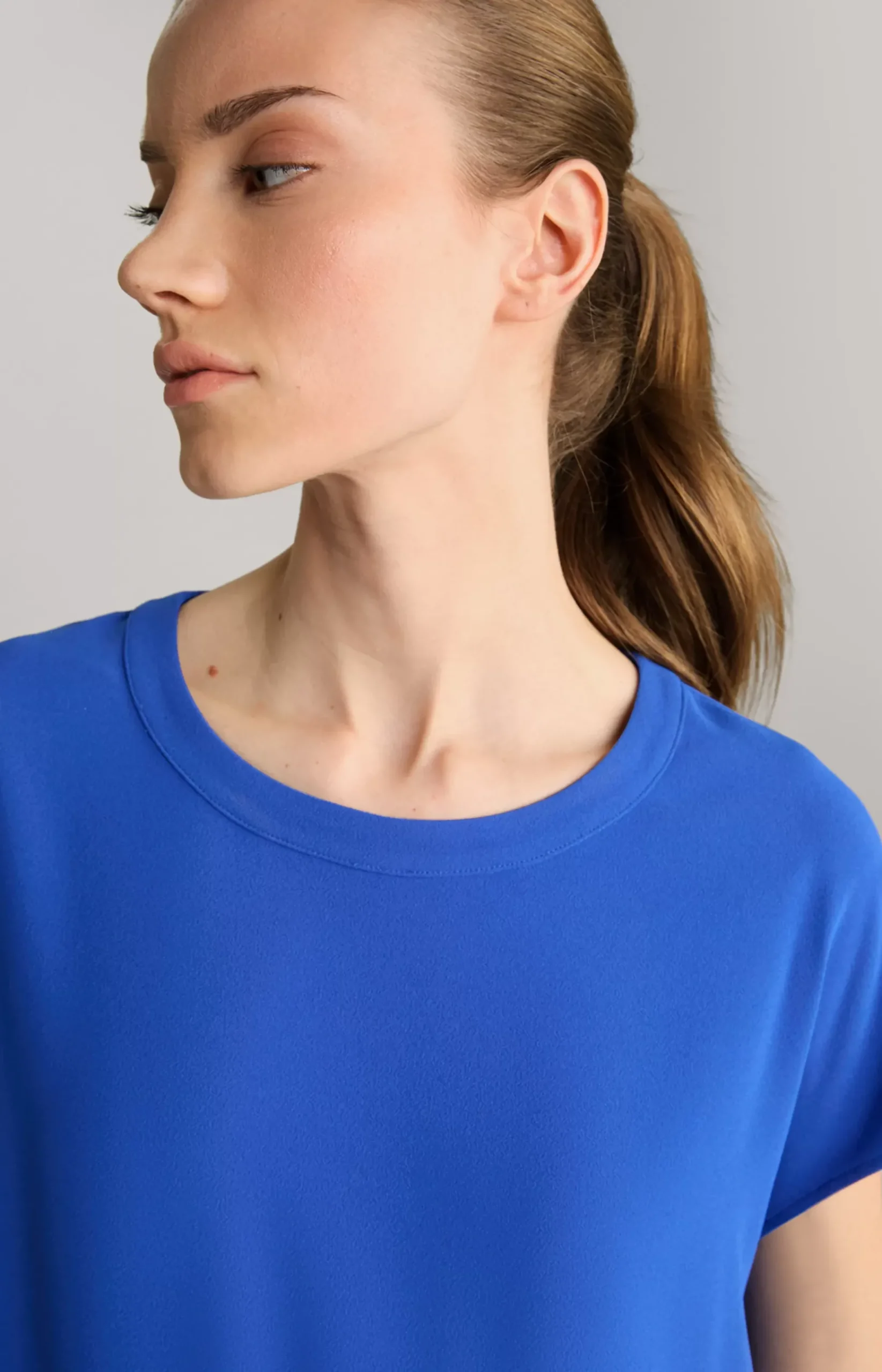 Crêpe Dress in Blue