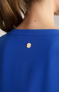 Crêpe Dress in Blue